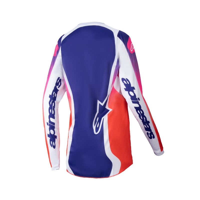 Dámsky motokrosový dres Alpinestars Stella Fluid Wurx multicolor-biely
