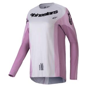 Dámsky motokrosový dres Alpinestars Stella Techstar Melt čierno-krémovo-rumencový