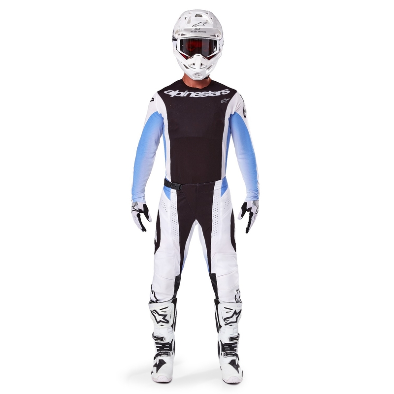 Motokrosové nohavice Alpinestars Techstar Melt čierno-modré