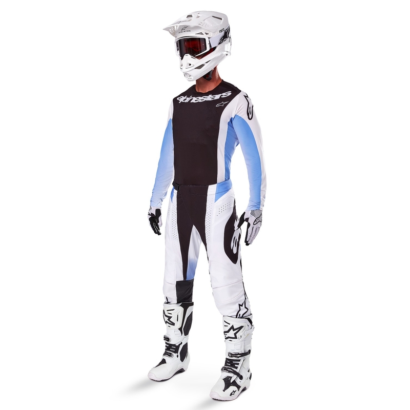 Motokrosové nohavice Alpinestars Techstar Melt čierno-modré