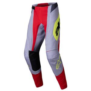 Motokrosové nohavice Alpinestars Techstar Melt červeno-šedé