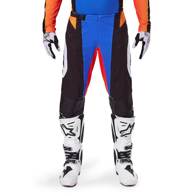 Motokrosové nohavice Alpinestars Techstar Melt oranžovo-modré