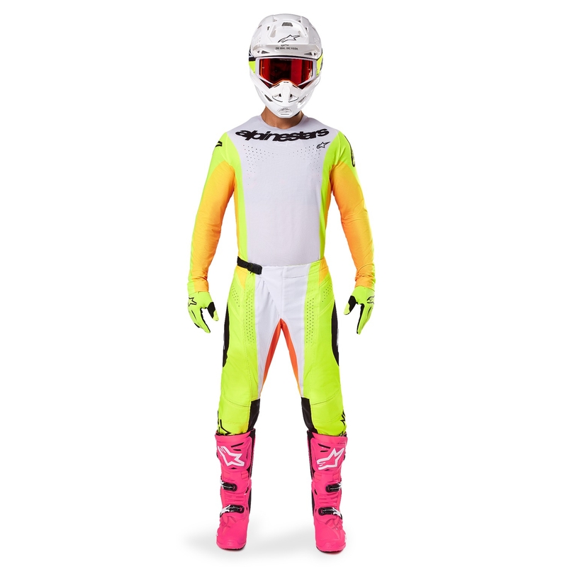 Motokrosové nohavice Alpinestars Techstar Melt žlto-čierne