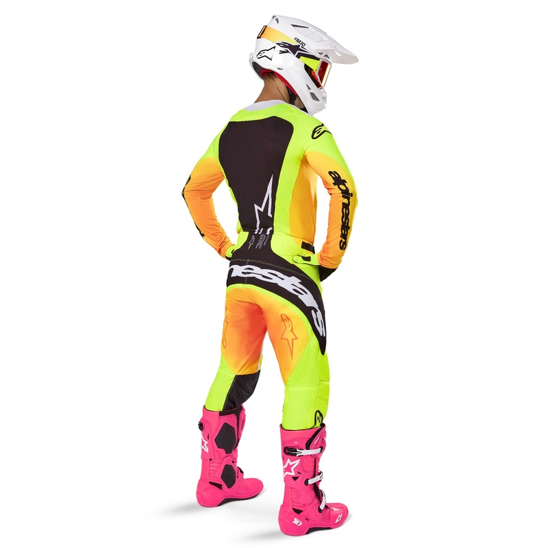 Motokrosové nohavice Alpinestars Techstar Melt žlto-čierne