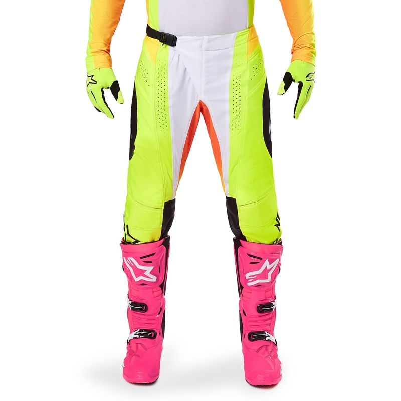 Motokrosové nohavice Alpinestars Techstar Melt žlto-čierne