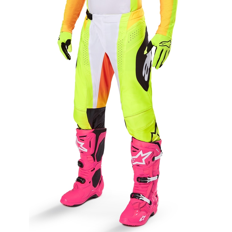 Motokrosové nohavice Alpinestars Techstar Melt žlto-čierne