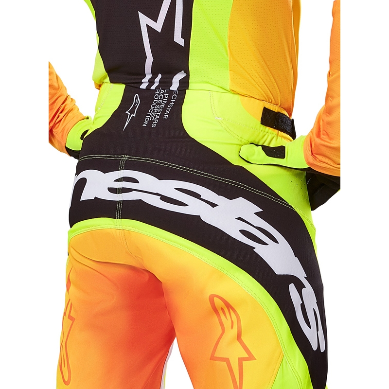 Motokrosové nohavice Alpinestars Techstar Melt žlto-čierne