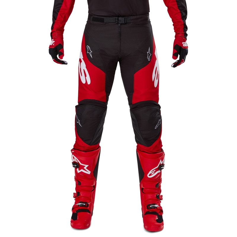 Motokrosové nohavice Alpinestars Racer Veil čierno-červené