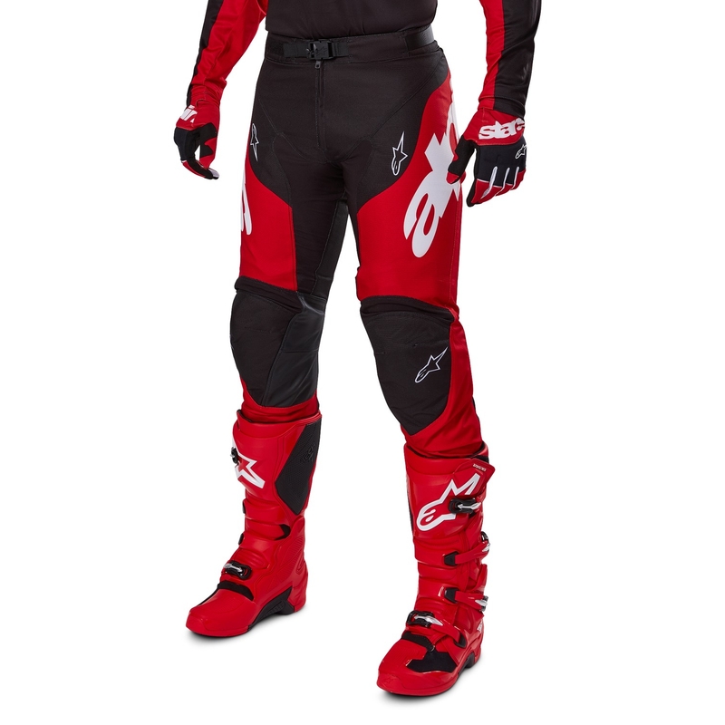 Motokrosové nohavice Alpinestars Racer Veil čierno-červené
