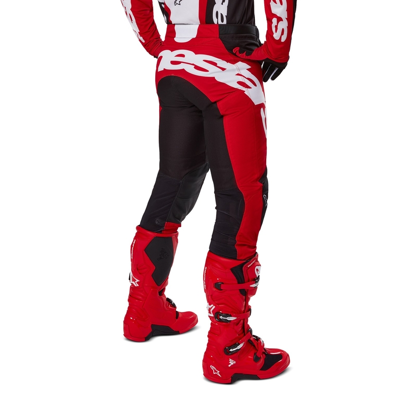 Motokrosové nohavice Alpinestars Racer Veil čierno-červené