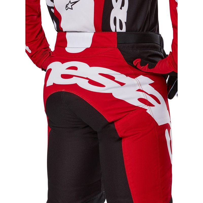 Motokrosové nohavice Alpinestars Racer Veil čierno-červené