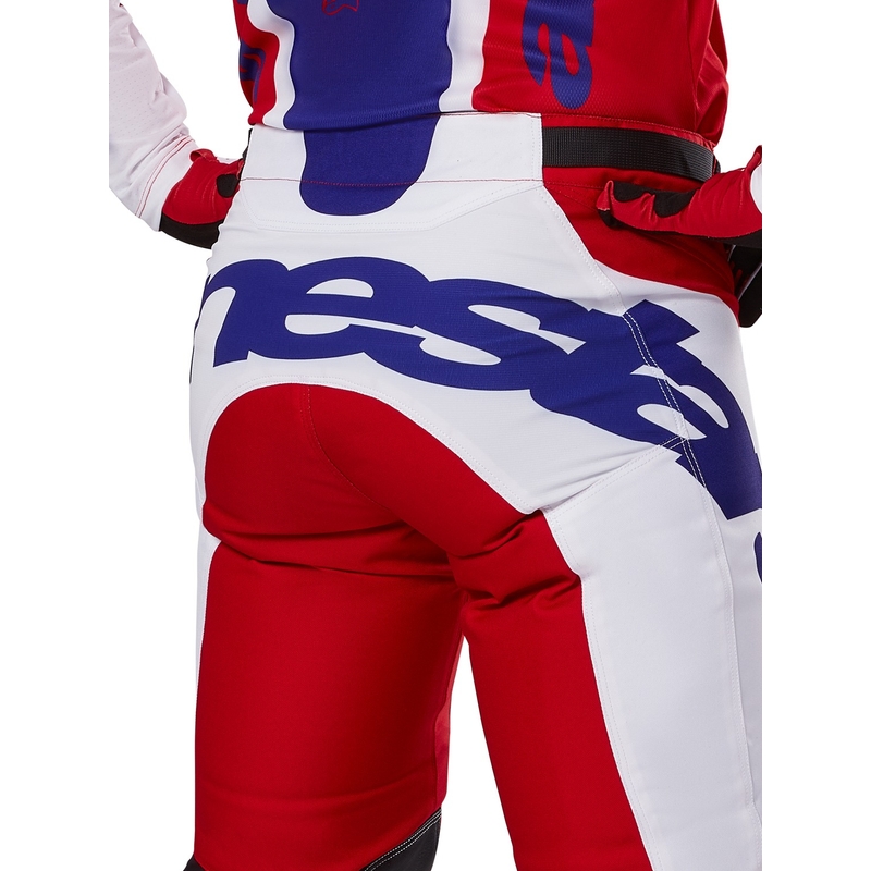 Motokrosové nohavice Alpinestars Racer Veil červeno-biele