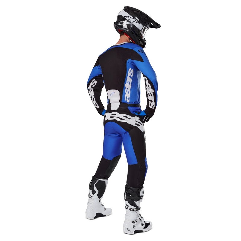 Motokrosové nohavice Alpinestars Racer Veil modro-čierne