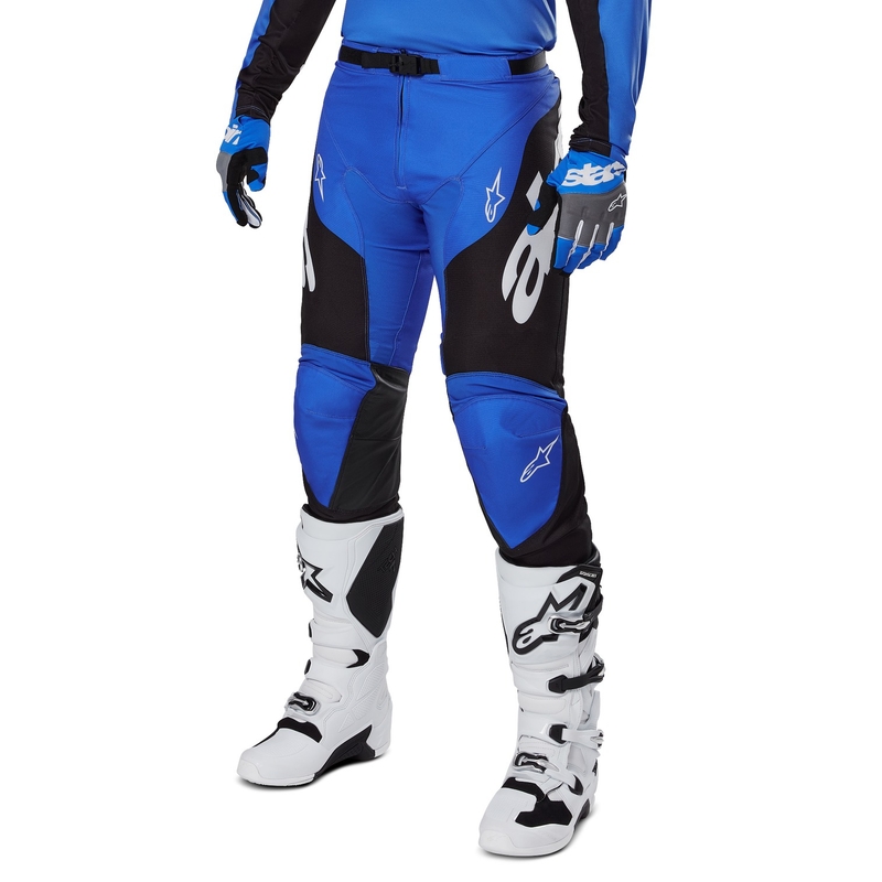 Motokrosové nohavice Alpinestars Racer Veil modro-čierne