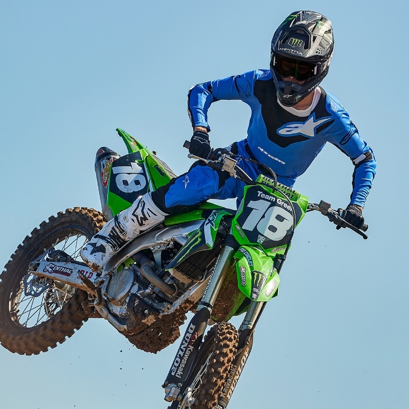 Motokrosové nohavice Alpinestars Racer Veil modro-čierne