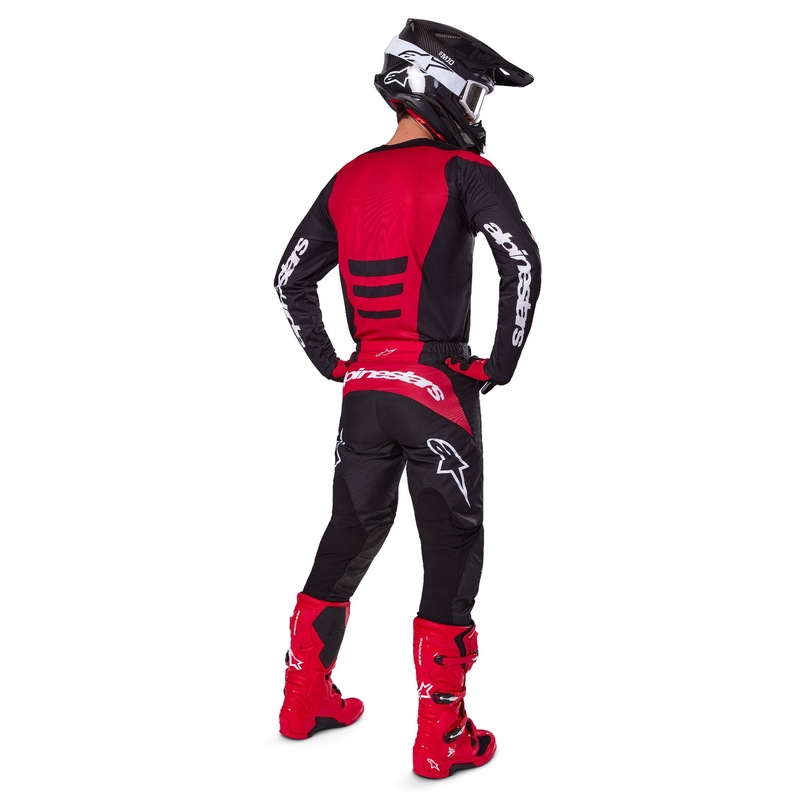 Motokrosové nohavice Alpinestars Fluid Haul čierno-biele