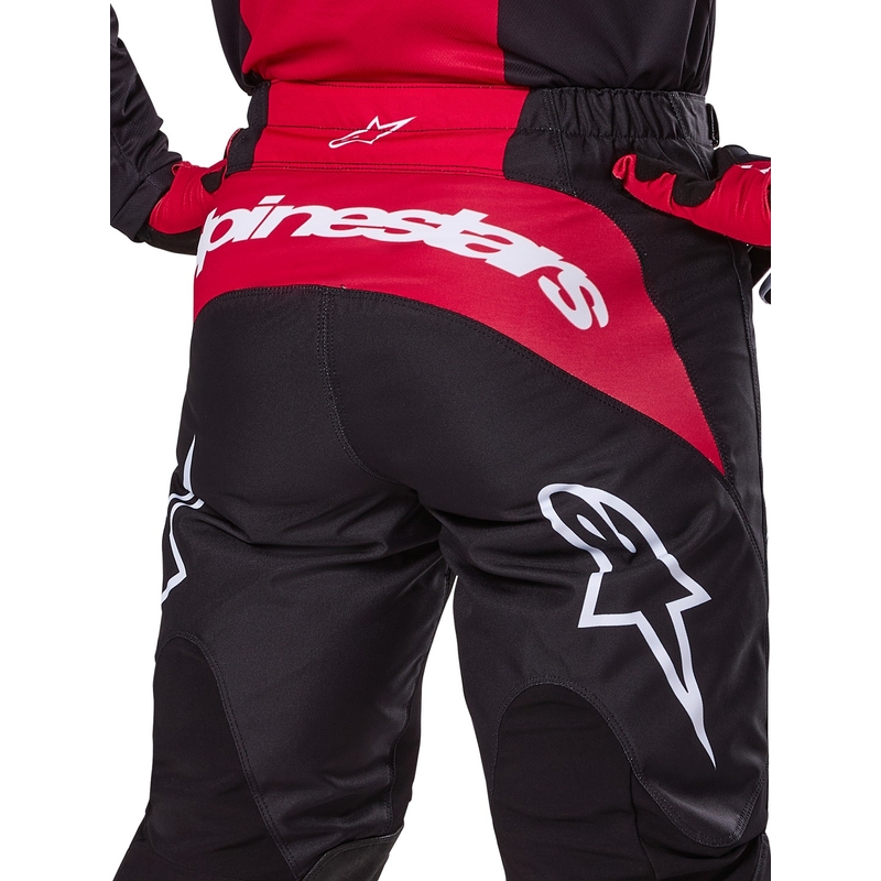 Motokrosové nohavice Alpinestars Fluid Haul čierno-biele