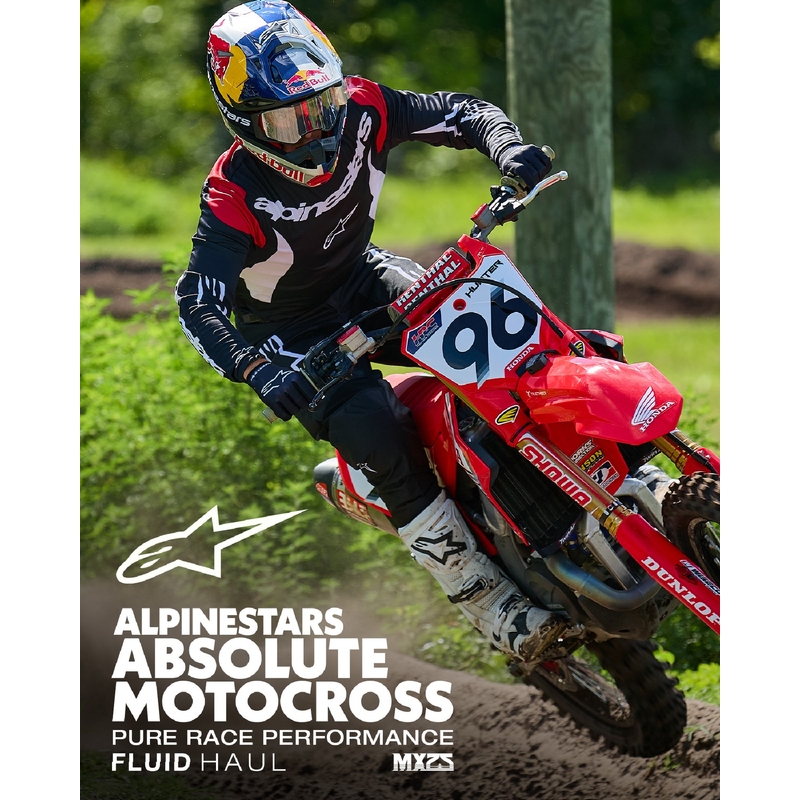 Motokrosové nohavice Alpinestars Fluid Haul čierno-biele