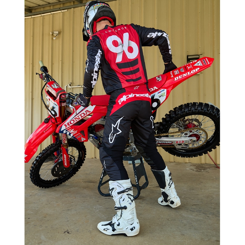 Motokrosové nohavice Alpinestars Fluid Haul čierno-biele