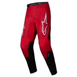 Motokrosové nohavice Alpinestars Fluid Haul červeno-čierne