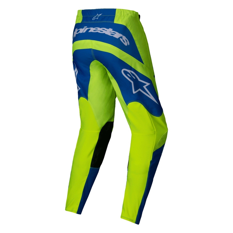 Motokrosové nohavice Alpinestars Fluid Haul fluorescenčno žlto-modré