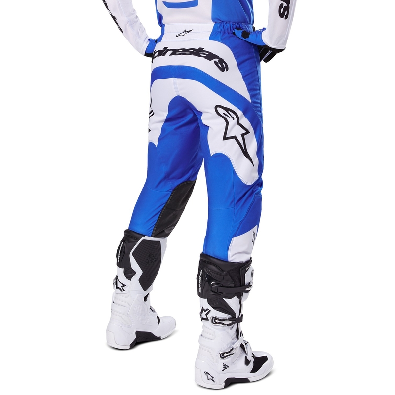 Motokrosové nohavice Alpinestars Fluid Haul modro-biele