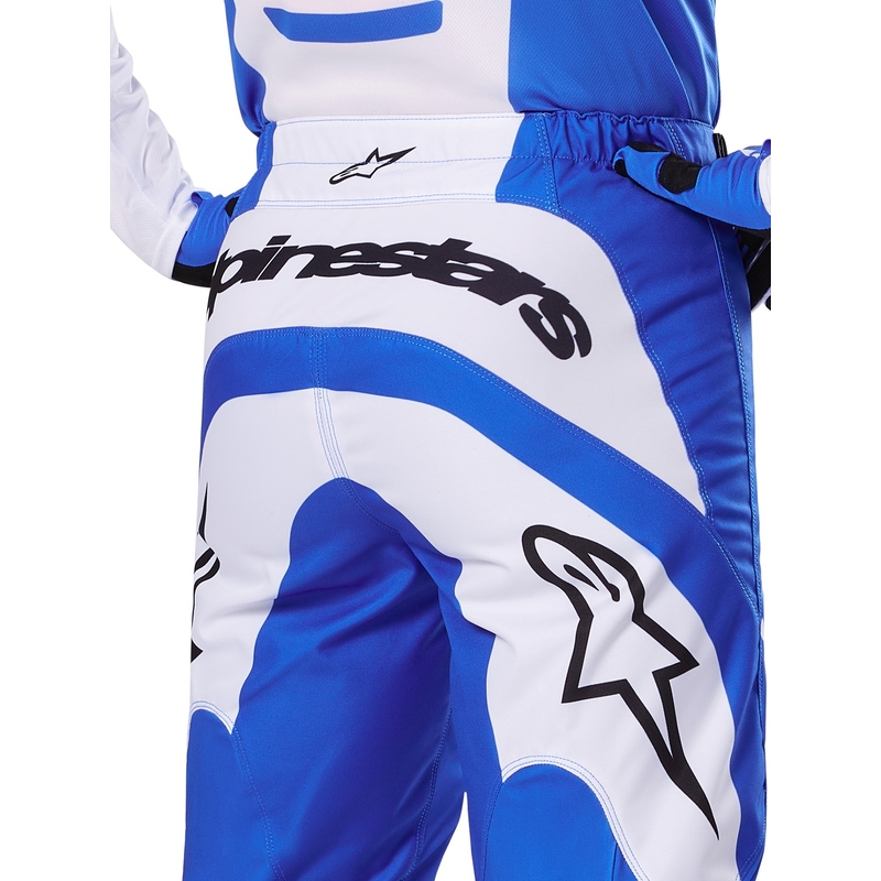 Motokrosové nohavice Alpinestars Fluid Haul modro-biele