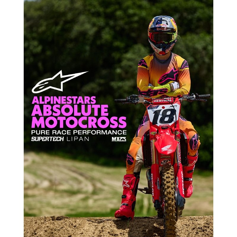 Motokrosové nohavice Alpinestars Supertech Lipan žlto-ružové