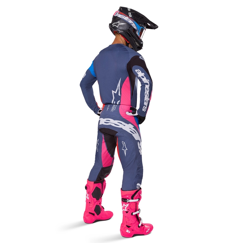 Motokrosové nohavice Alpinestars Techstar Dreem šedo-multicolor