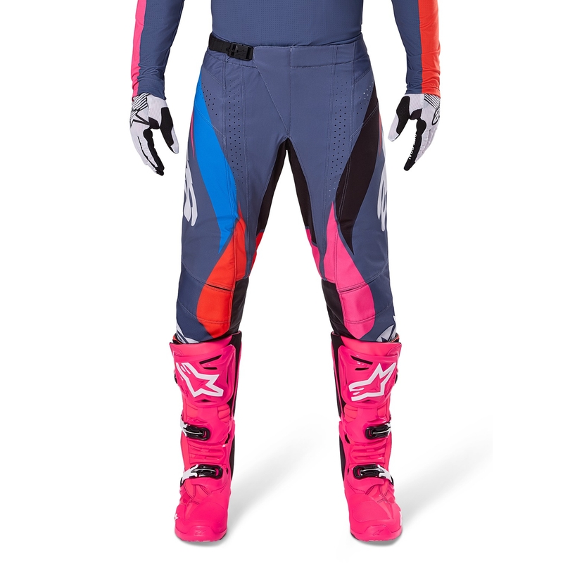 Motokrosové nohavice Alpinestars Techstar Dreem šedo-multicolor