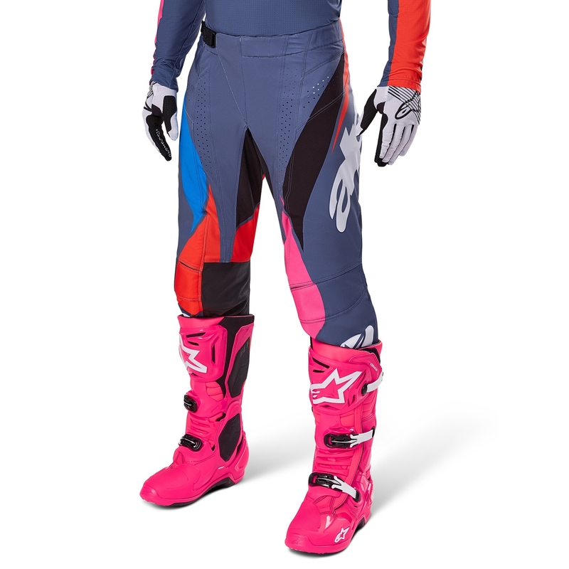 Motokrosové nohavice Alpinestars Techstar Dreem šedo-multicolor