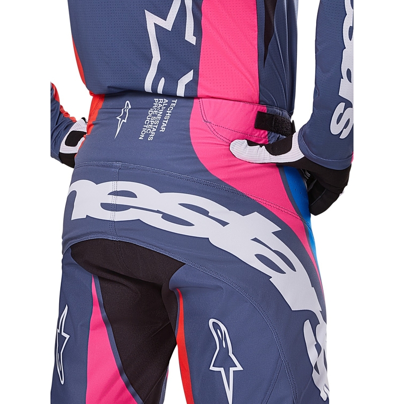 Motokrosové nohavice Alpinestars Techstar Dreem šedo-multicolor