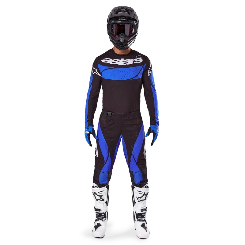 Motokrosové nohavice Alpinestars Techstar Dreem čierno-modré