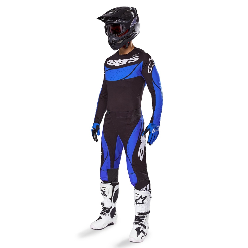 Motokrosové nohavice Alpinestars Techstar Dreem čierno-modré