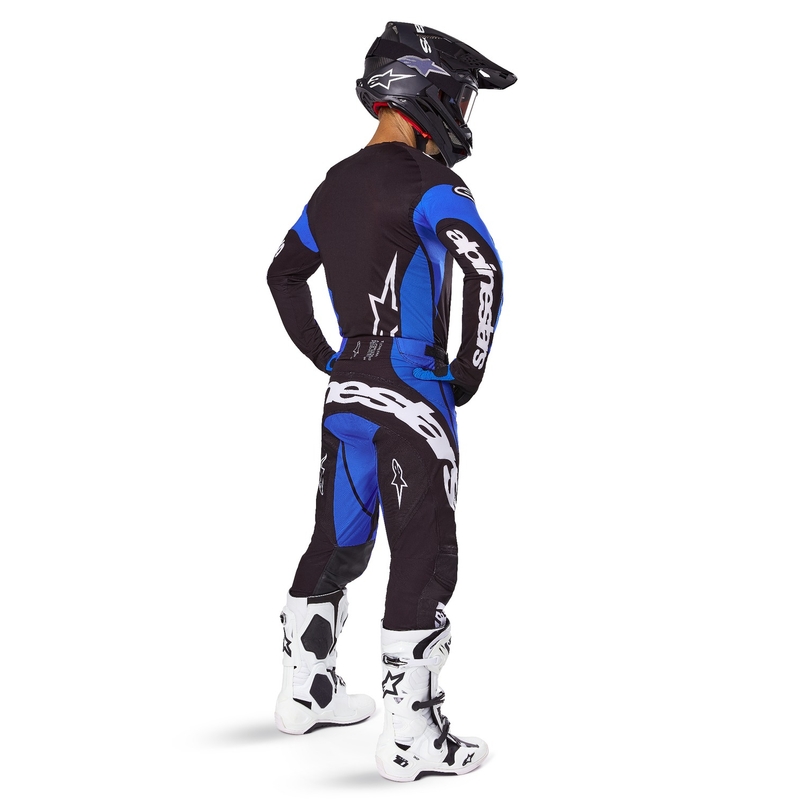 Motokrosové nohavice Alpinestars Techstar Dreem čierno-modré