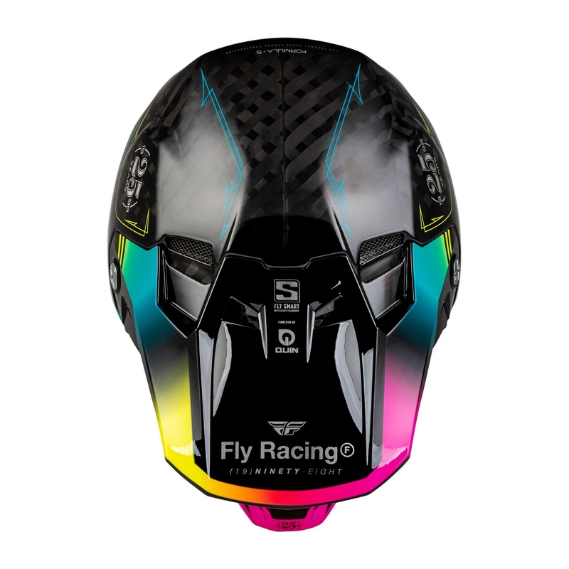 Motokrosová prilba FLY Racing Formula S čierno-modrá