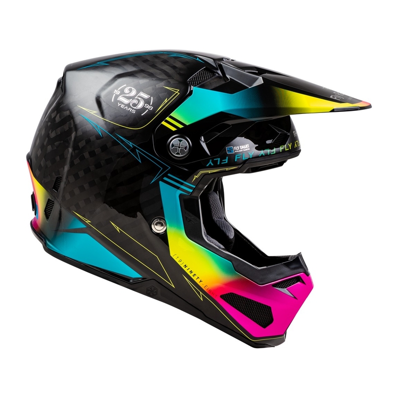 Motokrosová prilba FLY Racing Formula S čierno-modrá