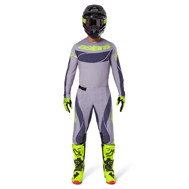 Motokrosové nohavice Alpinestars Techstar Dreem šedo-tmavo šedé
