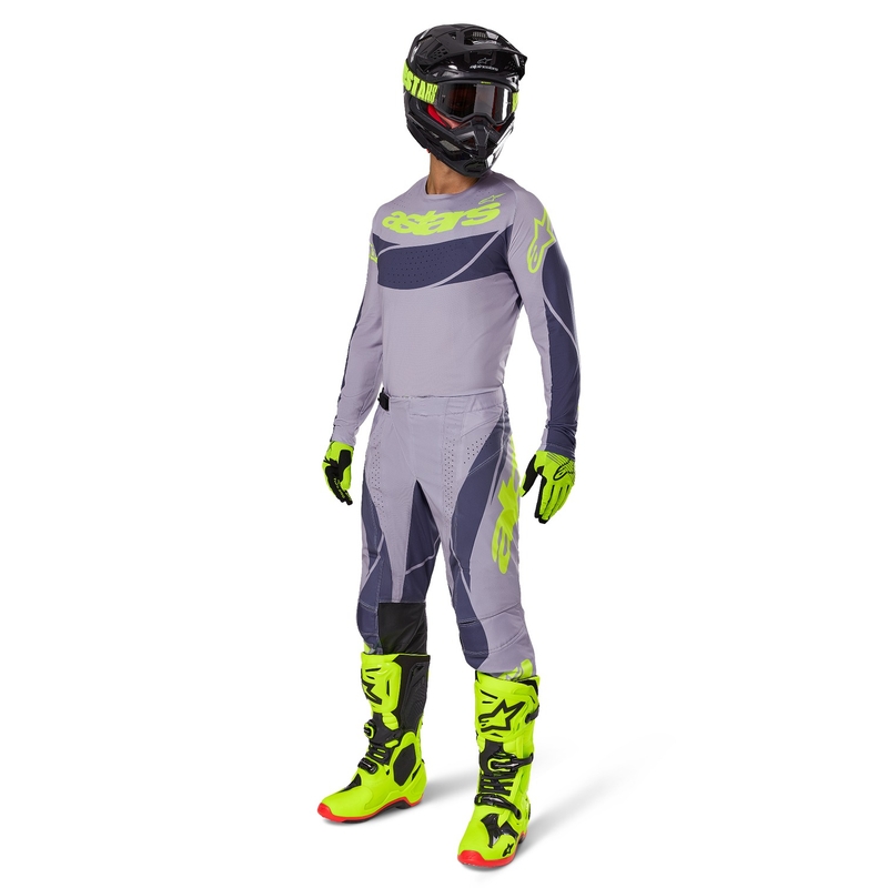 Motokrosové nohavice Alpinestars Techstar Dreem šedo-tmavo šedé