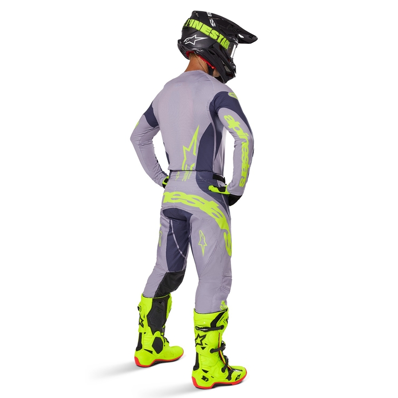 Motokrosové nohavice Alpinestars Techstar Dreem šedo-tmavo šedé