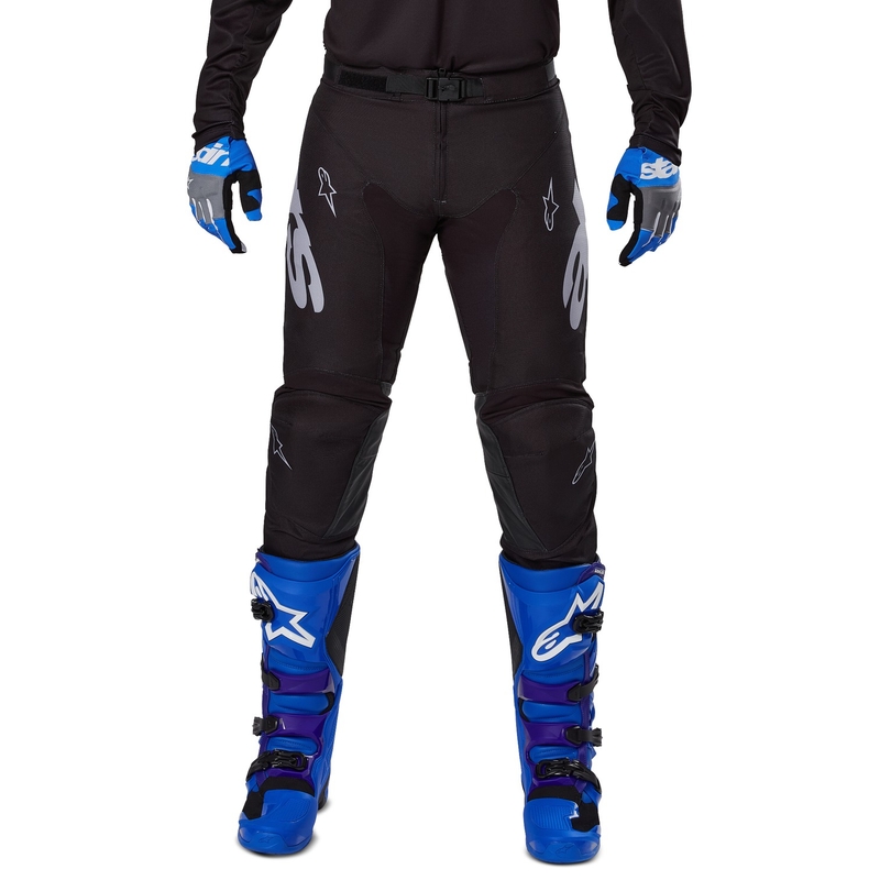 Motokrosové nohavice Alpinestars Racer Graphite čierno-šedé
