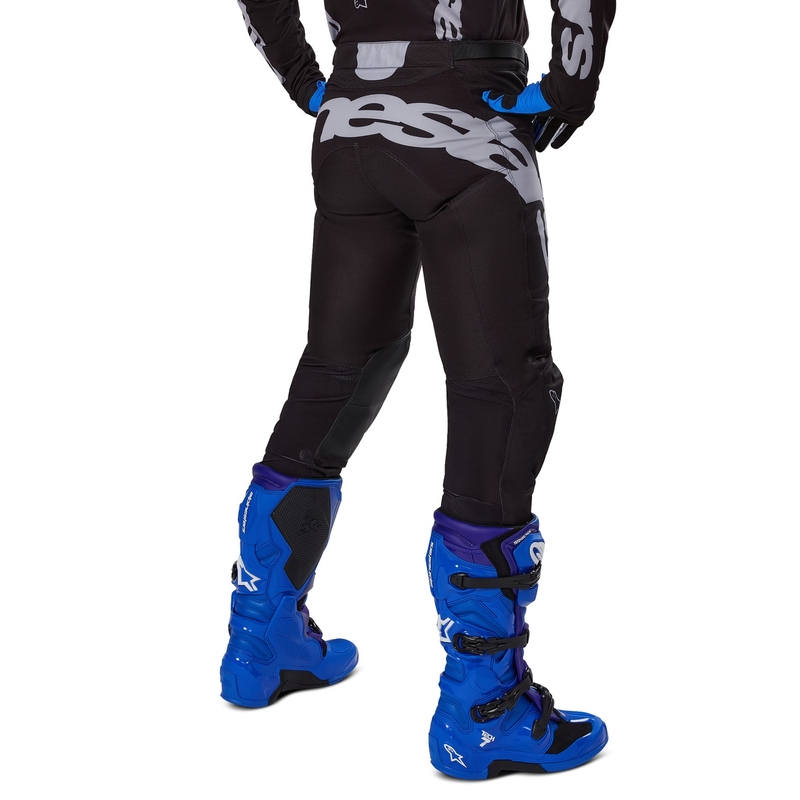 Motokrosové nohavice Alpinestars Racer Graphite čierno-šedé