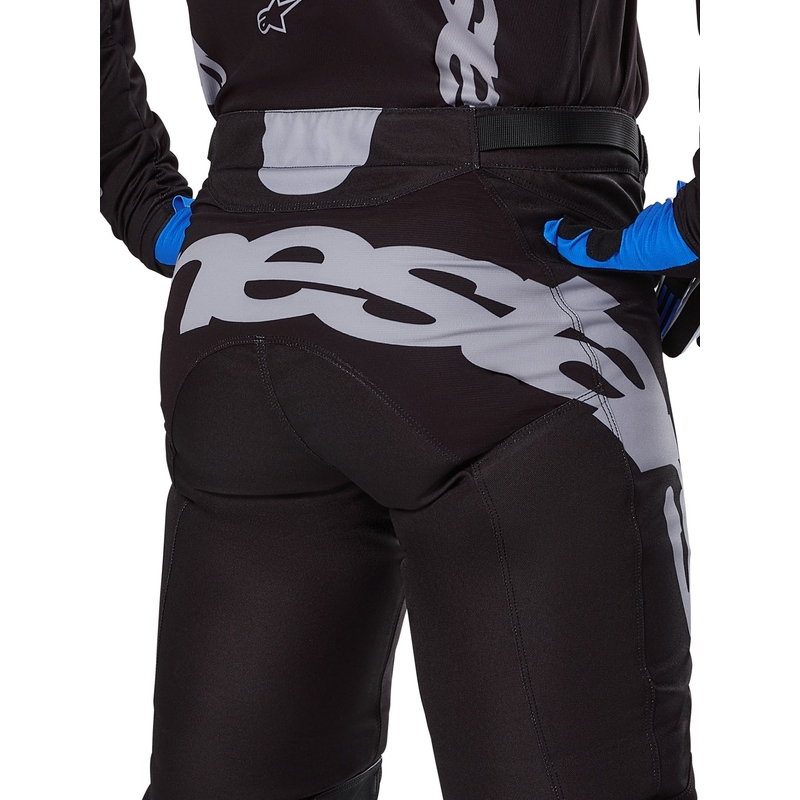 Motokrosové nohavice Alpinestars Racer Graphite čierno-šedé
