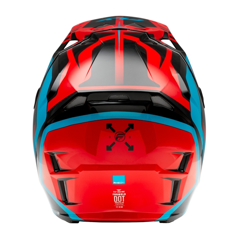 Motokrosová prilba FLY Racing Formula CP červeno-čierno-modrá