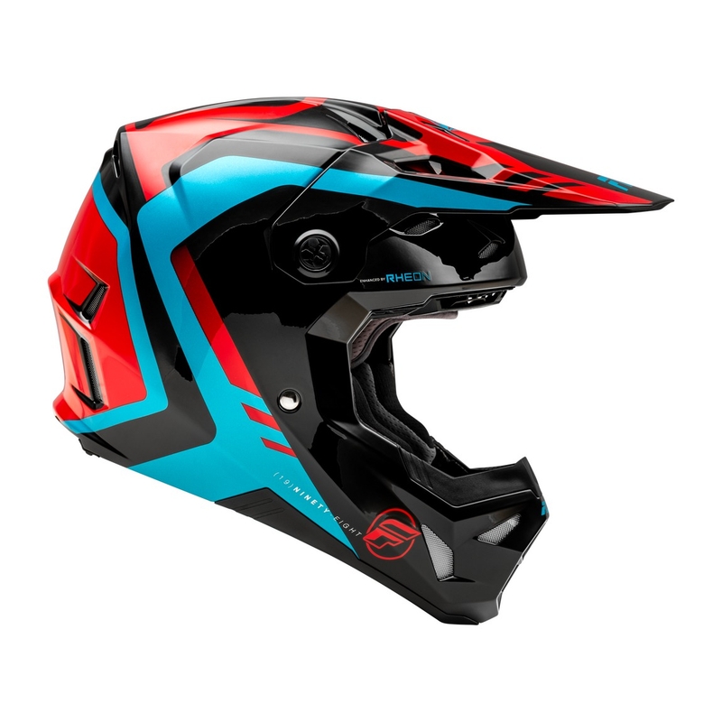Motokrosová prilba FLY Racing Formula CP červeno-čierno-modrá