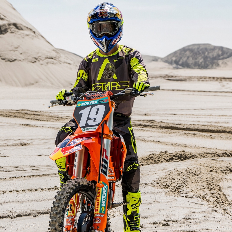 Motokrosové nohavice Alpinestars Racer Hollow tmavá camo-fluorescenčno žlté