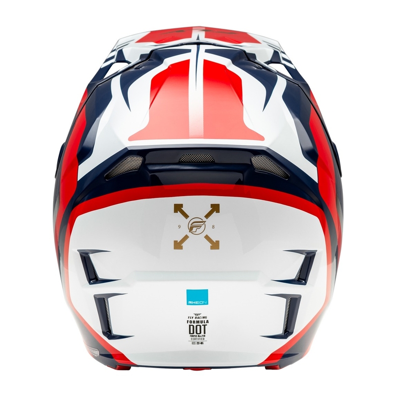Motokrosová prilba FLY Racing Formula CP červeno-bielo-modrá