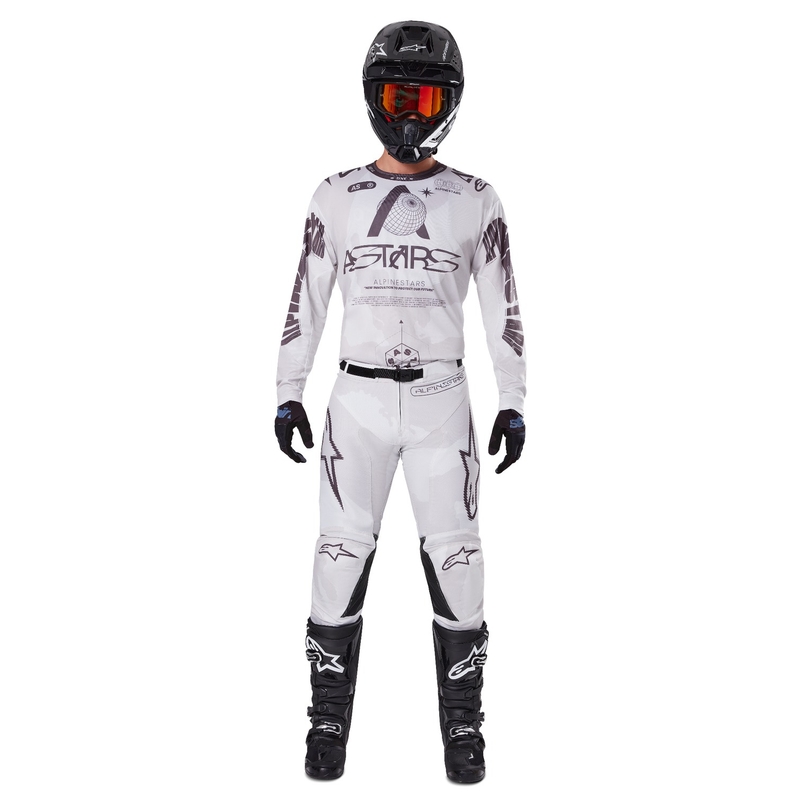 Motokrosové nohavice Alpinestars Racer Hollow svetlá camo-hnedé