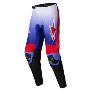 Motokrosové nohavice Alpinestars Fluid Wurx fialovo-červené
