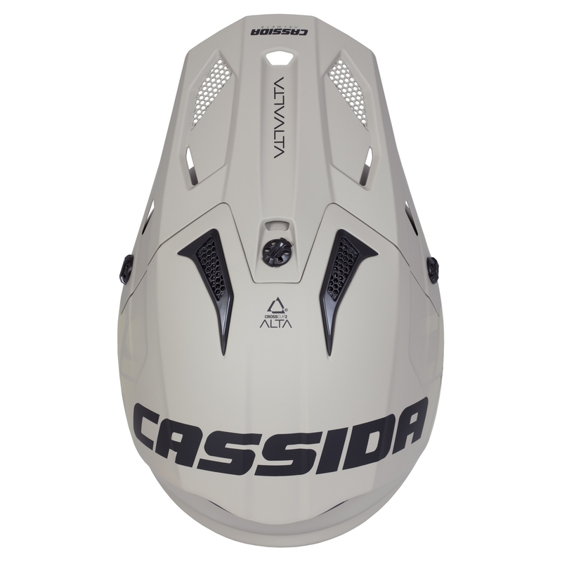 Motokrosová prilba Cassida Cross Cup 2 Alta matná pieskovo-šedá